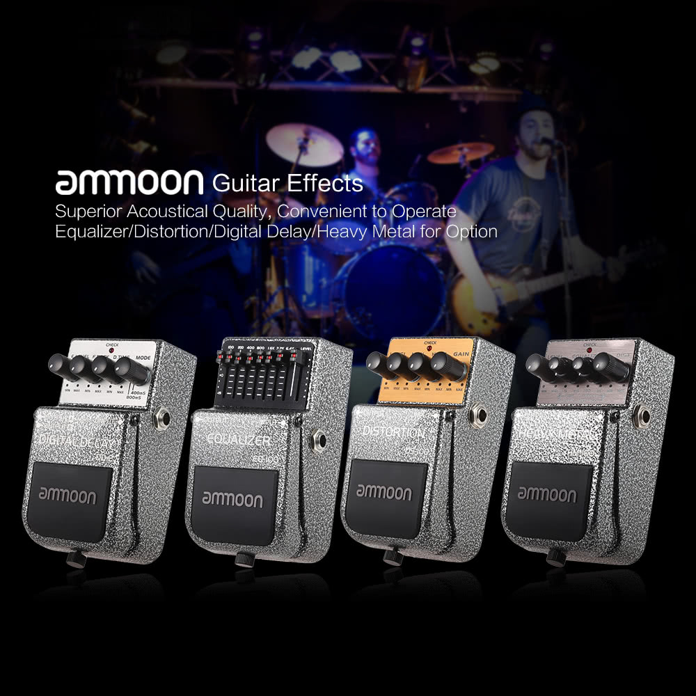 ammoon HM 100 Heavy Metal Pedal Effect Guitar Effects for Sale US 29 .