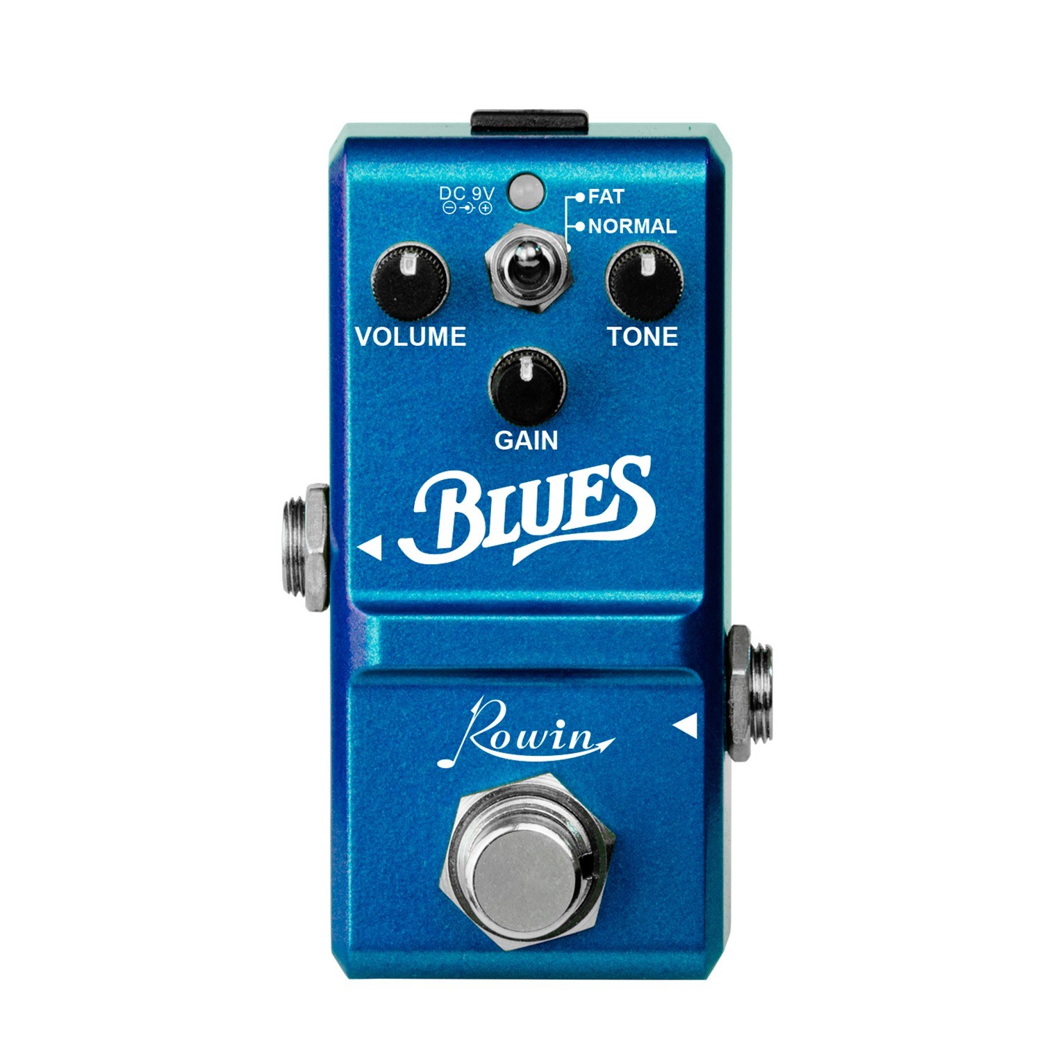 Rowin LN-321 Blues Pedal Wide Range Frequency Response Blues Style Overdrive Effect Pedal for Guitar