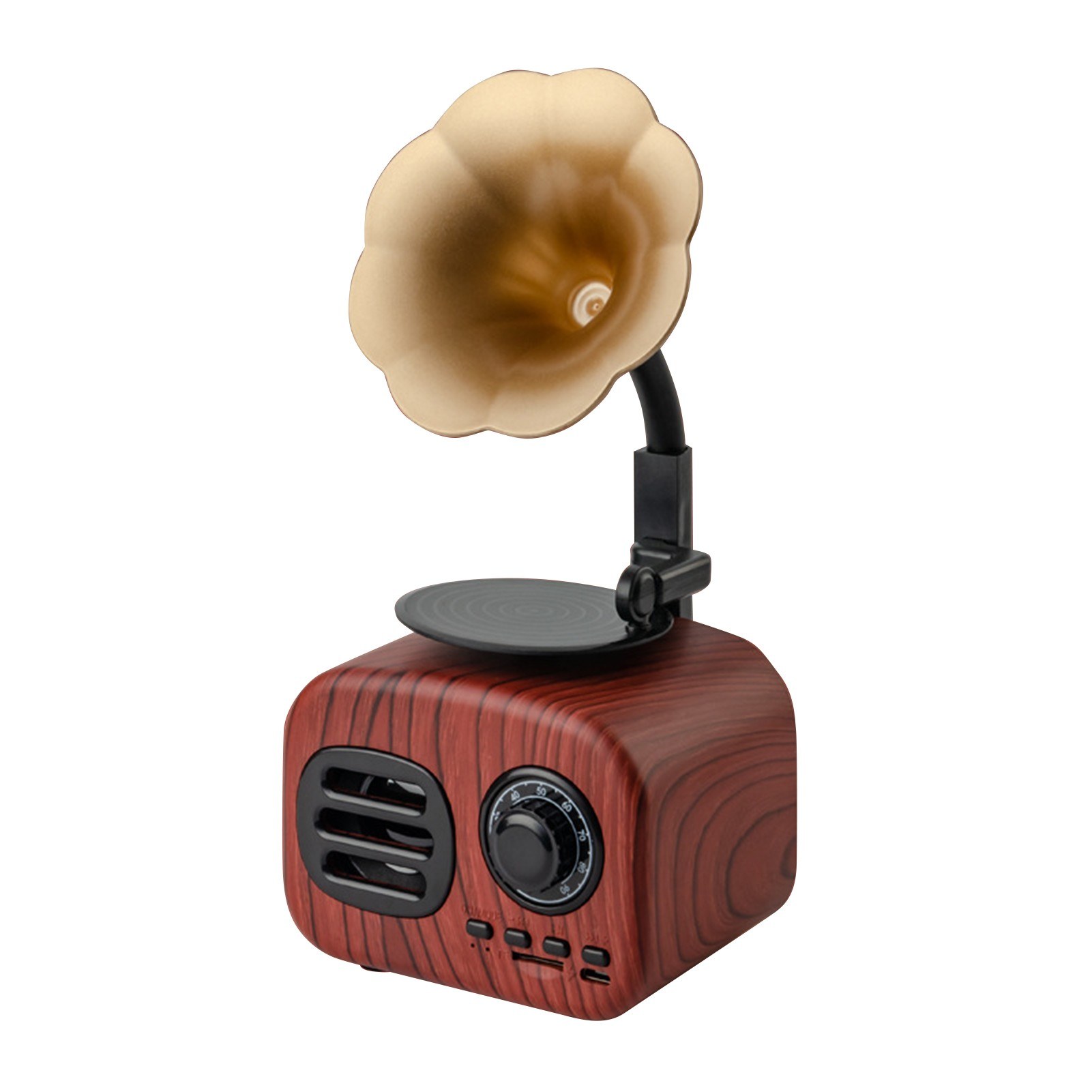 Tomtop - 52% OFF Retro Phonograph Style BT Speaker, $20.99 (Inclusive of VAT)