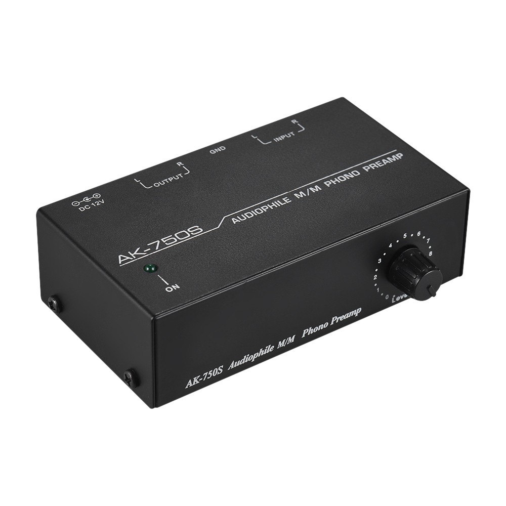 Audiophile M/M Phono Preamp Preamplifier with Level Controls RCA Input & Output Interfaces