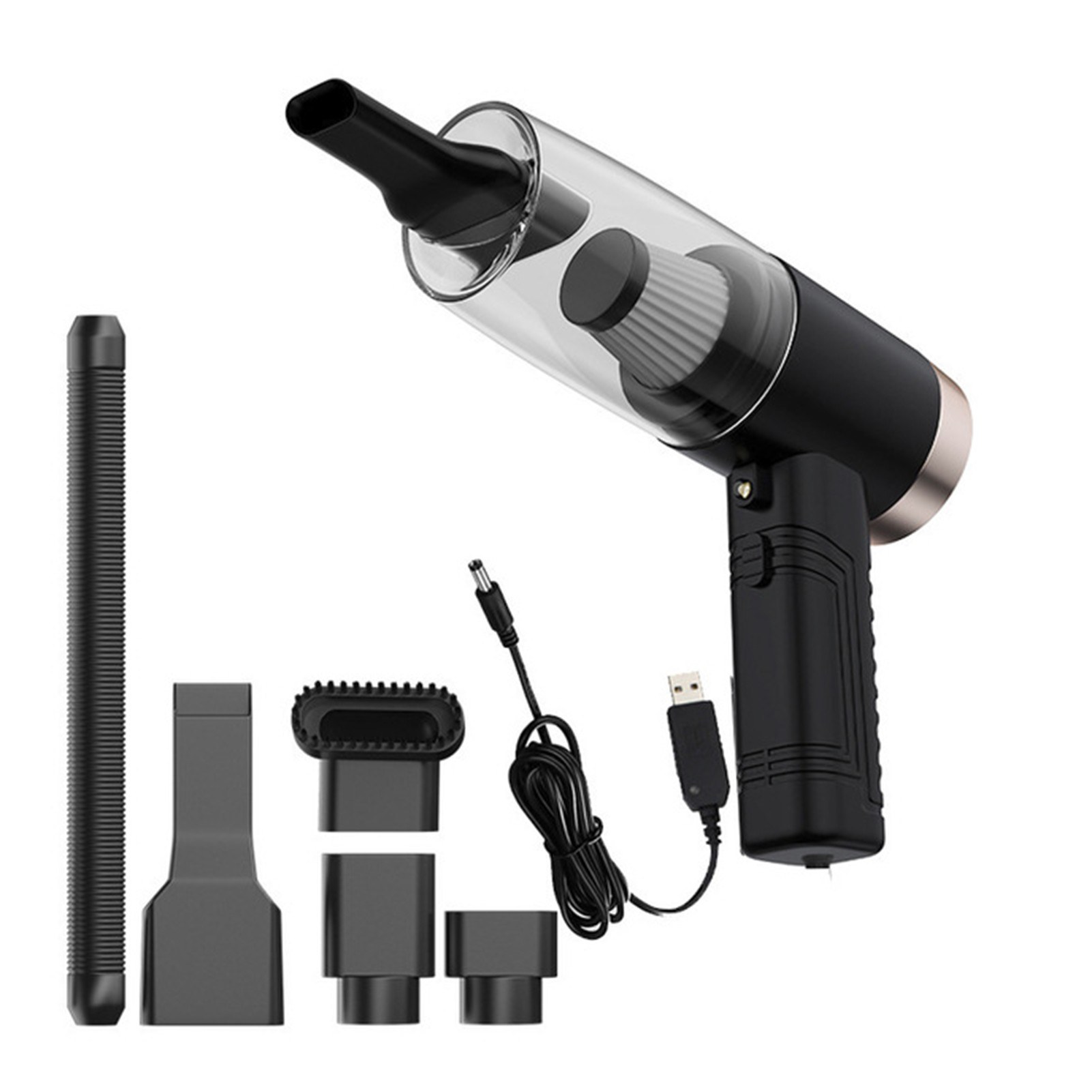 12V 120W High Power Suction Car Vacuum Cleaner 4500(mbar) Wet Dry