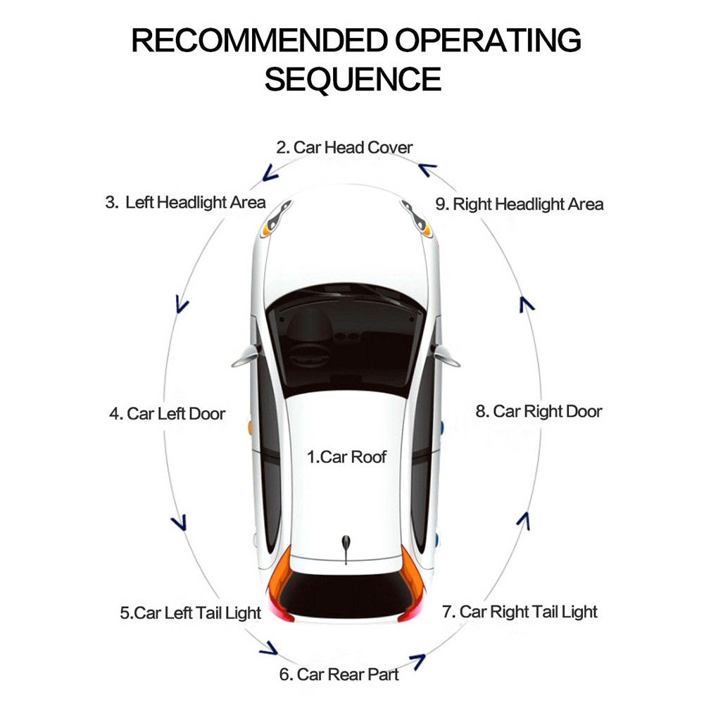 Car Polish 9h Nano Hydrophobic Waterproof Glass Coating Protecting