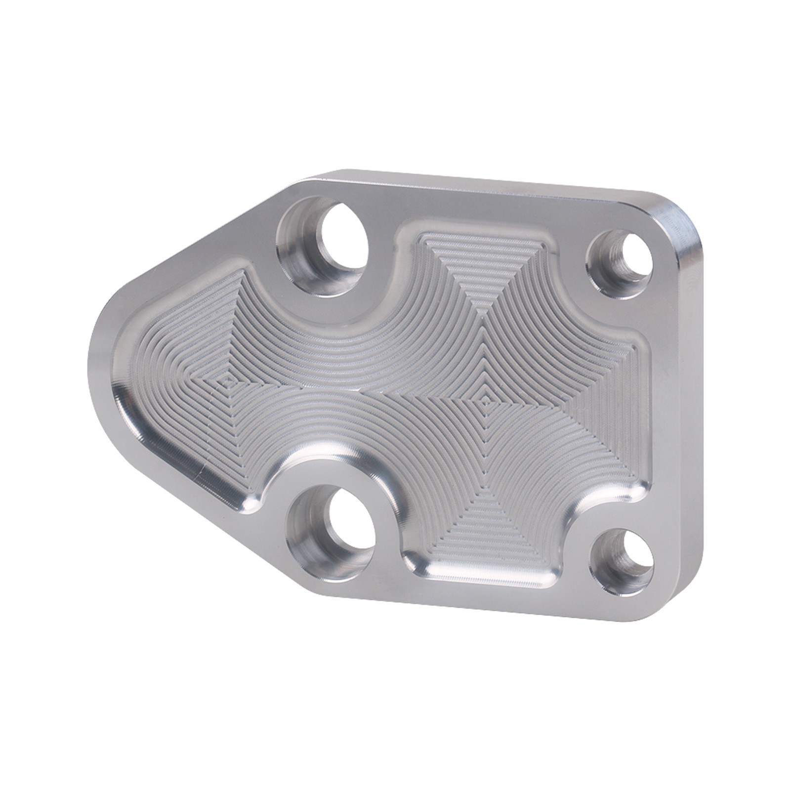 Fuel Pump Plate Billet Fuel Pump Block OFF Plate for Chevy SBC 283 327