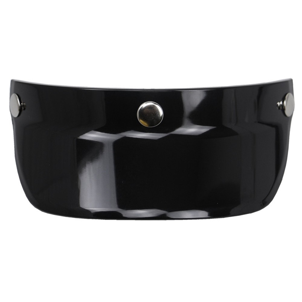 Universal 3 Snap-Button Visor Flip Up Wind Shield  for Open Face Motorcycle Helmet