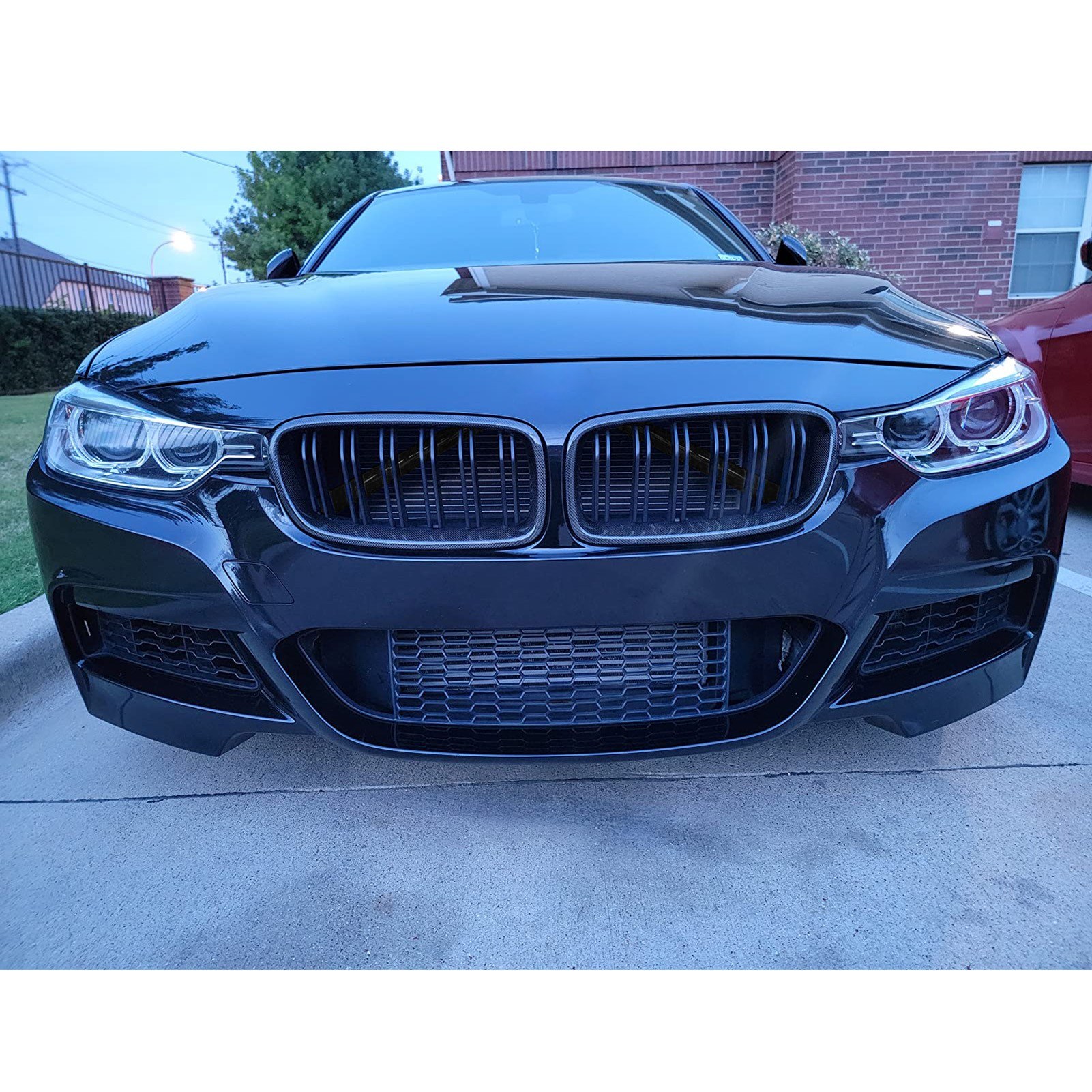 L+R M Package Front Bumper Fog Light Grills For BMW 3 Series F30 F35 2012-2018 L+R M Package Front Bumper Fog Light Grills For BMW 3 Series F30 F35 2012-2018