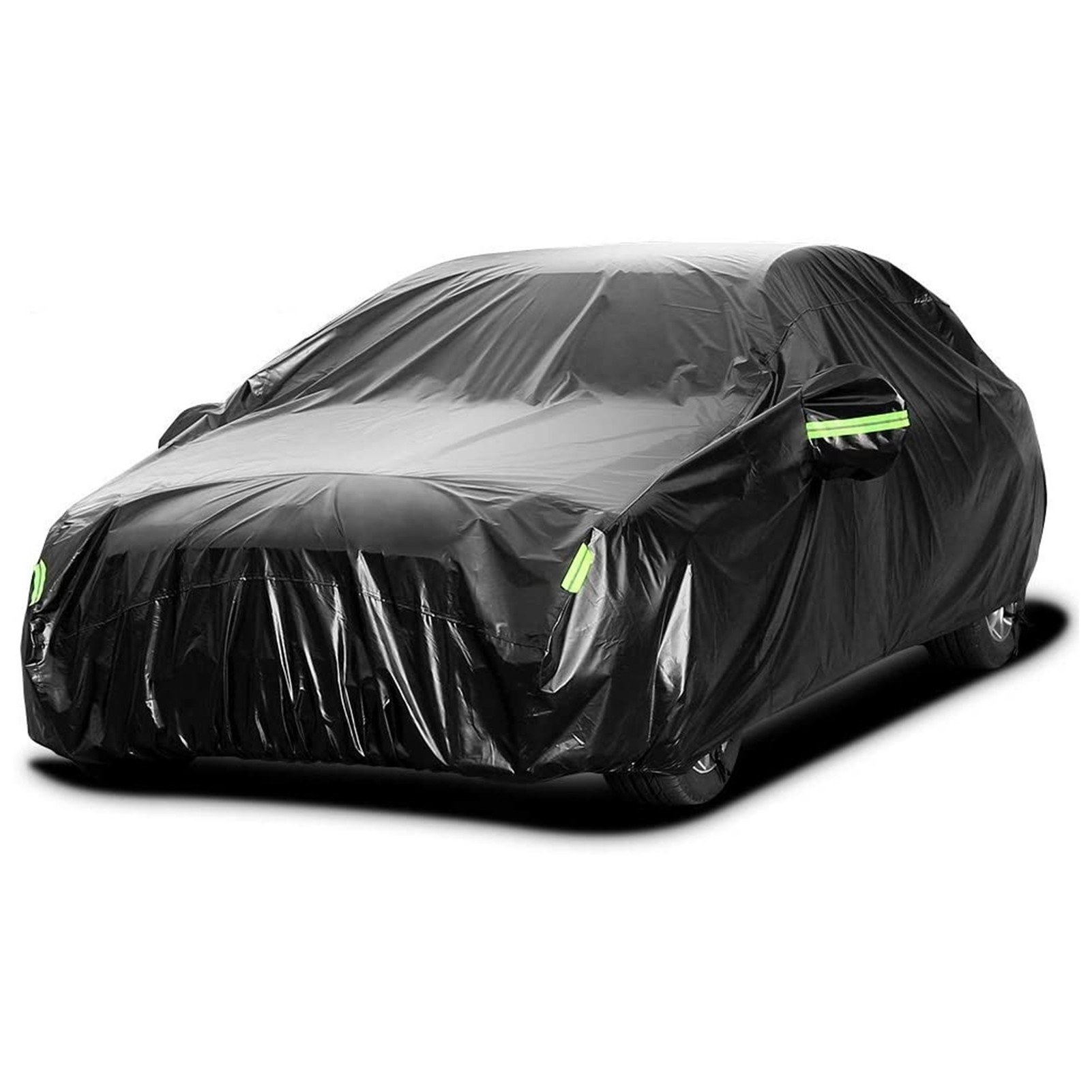 Car Cover Full Sedan Covers with Reflective Strip Sunscreen Protection