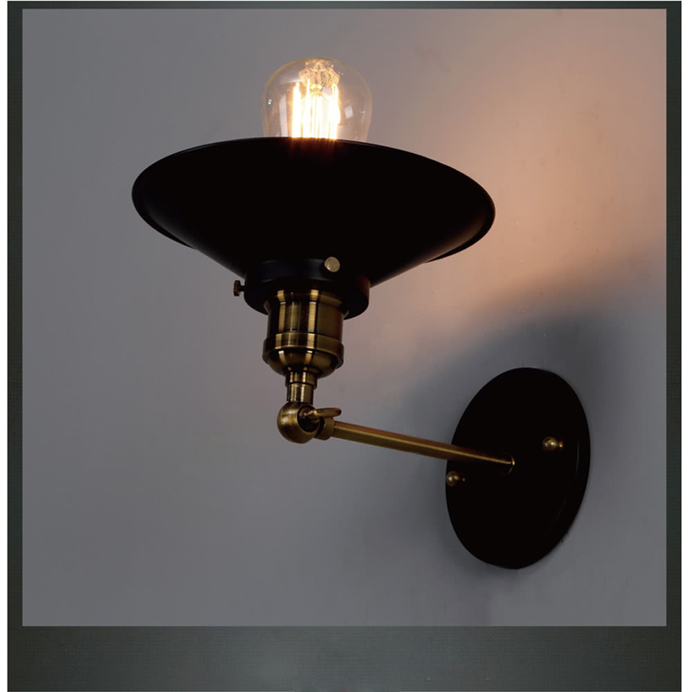 Lixada Vintage Adjule Head Wall Sconces Rustic Country Lixada Vintage Adjule Head Wall Sconces Rustic Country Lamps Retro Metal Mounted Bedroom Stair Mirror E27 S L1007 1 Tomtop