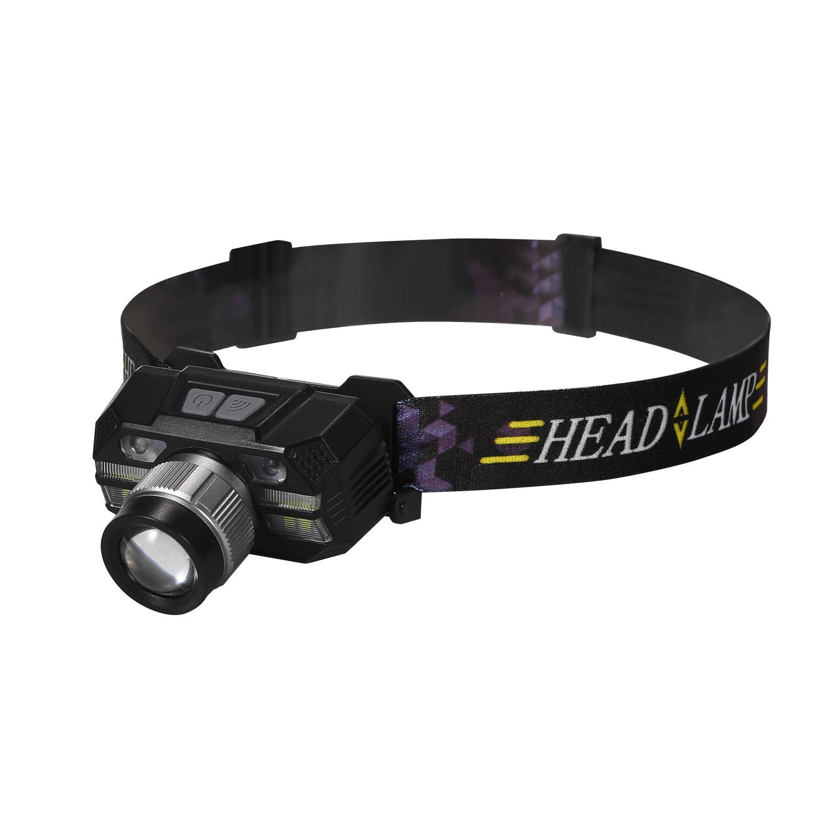 Rechargeable Headlamp LED Flashlights Camping Hiking Head Lamp Smart