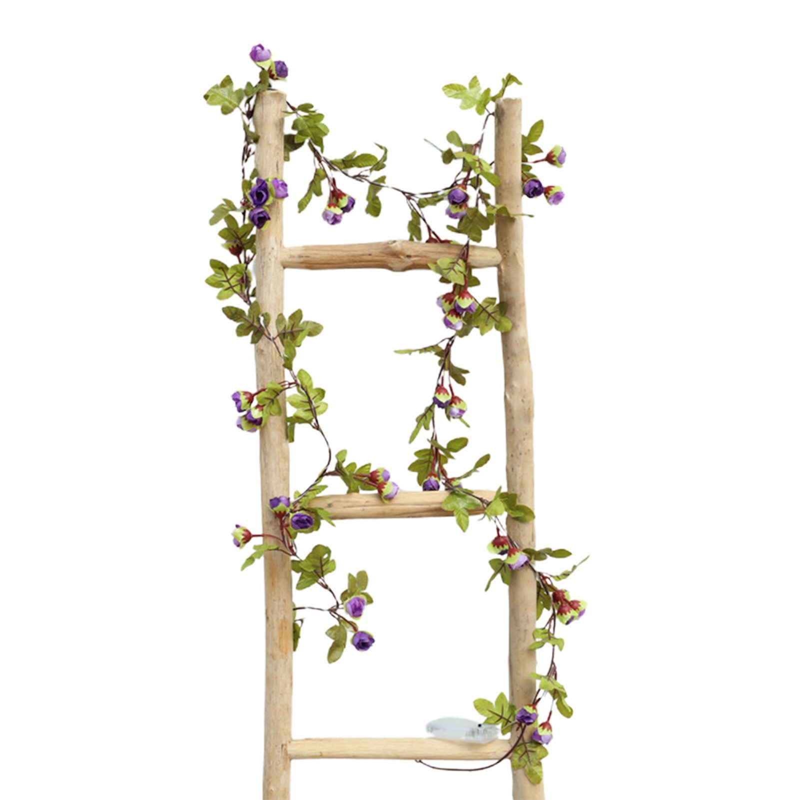 tomtop.com - 54% OFF 2.2M 25 Lamp Beads Artificial Purple Flowers Vine String Light, Free Shipping $9.59