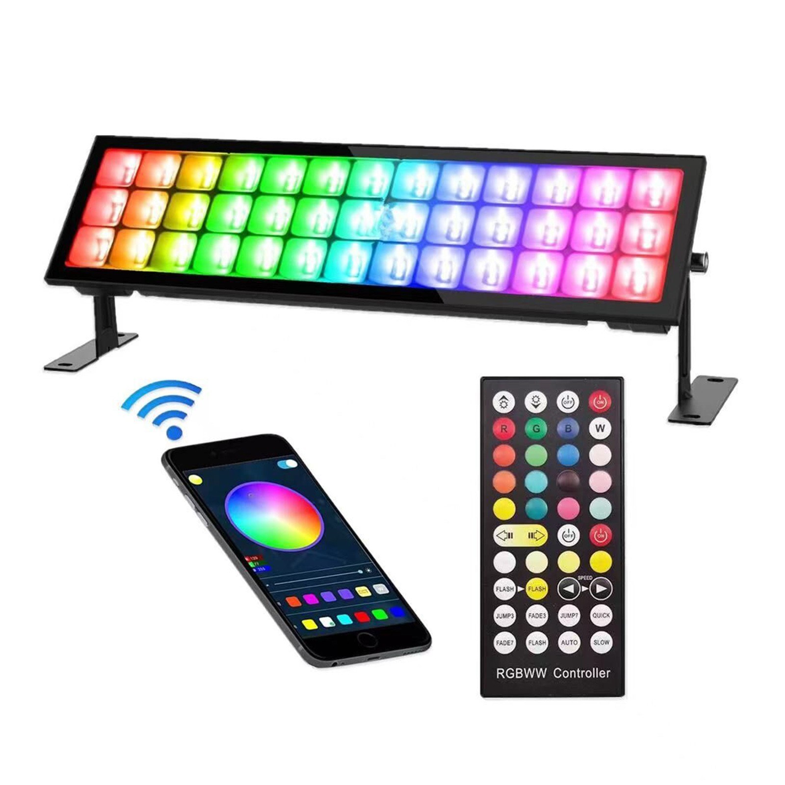 tomtop.com - 55% OFF Dimmable RGBCW Wash Light, $44.99 (Inclusive of VAT)