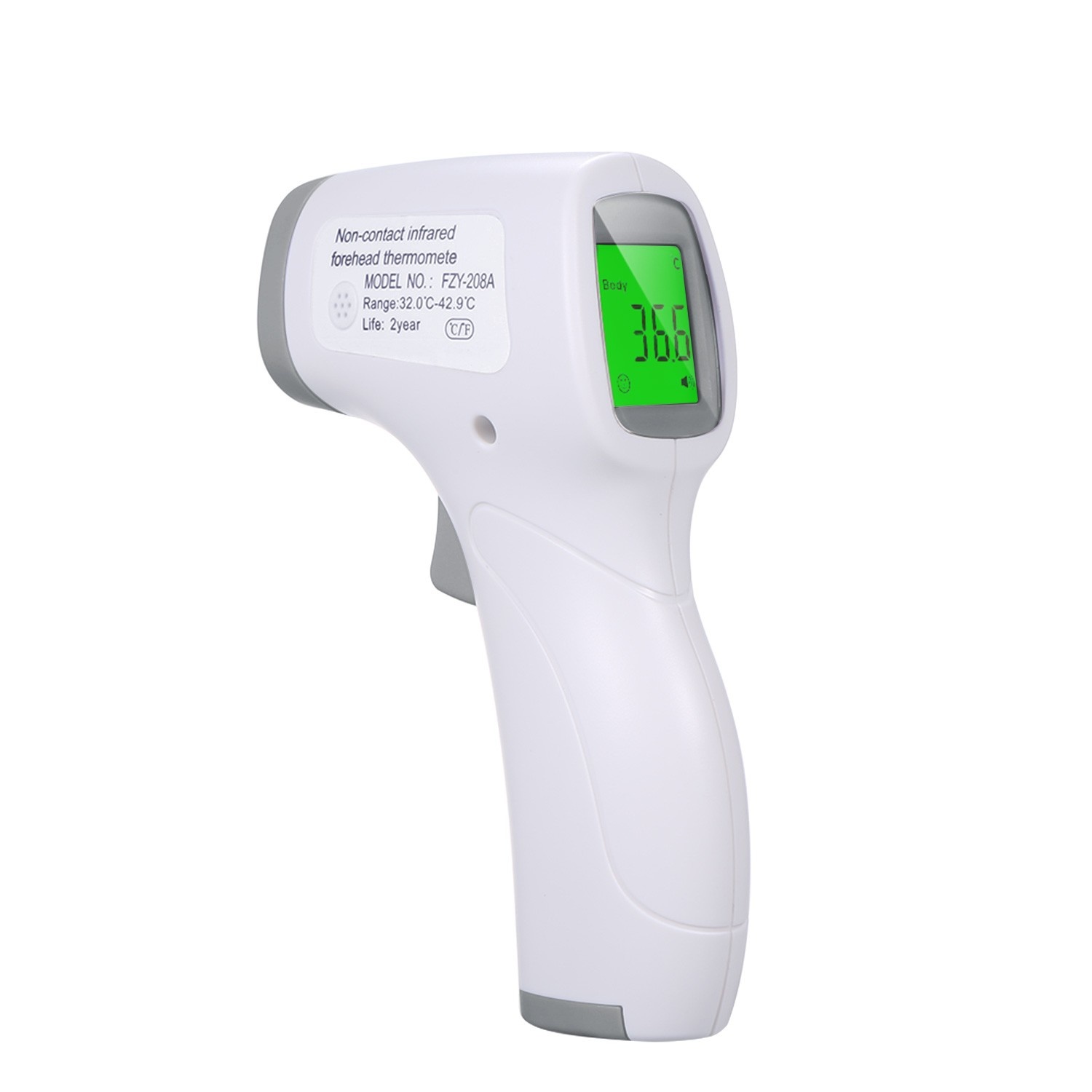 Noncontact Infrafred Thermometer Forehead Ear Thermometer 0.5s Fast