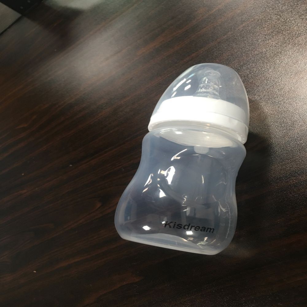 Kisdream 180ML/ 6oz Infants Breast Feeding Bottle with Gentle Breastlike Pacifier BPAfree