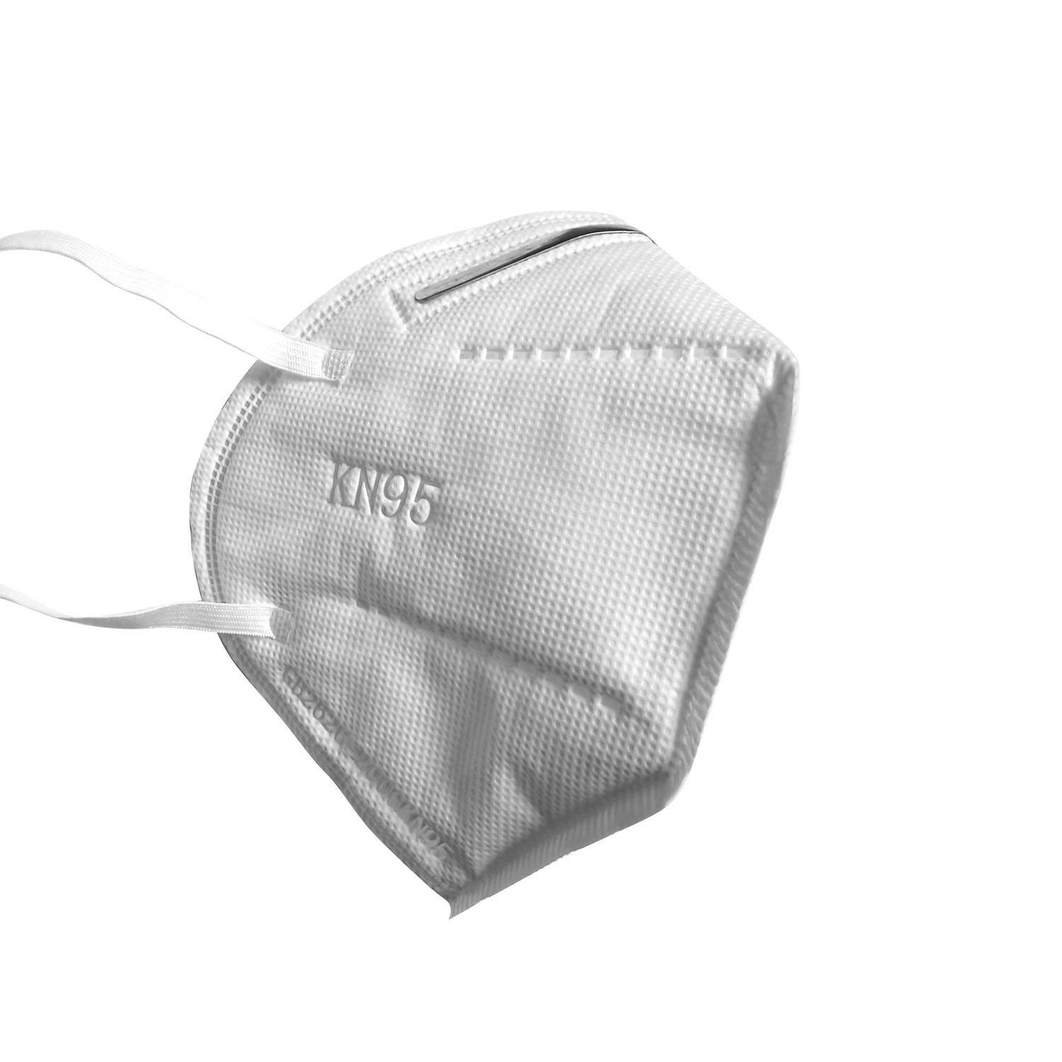 Disposable KN95 Respirator Protective Face Mask Filtration Efficiency