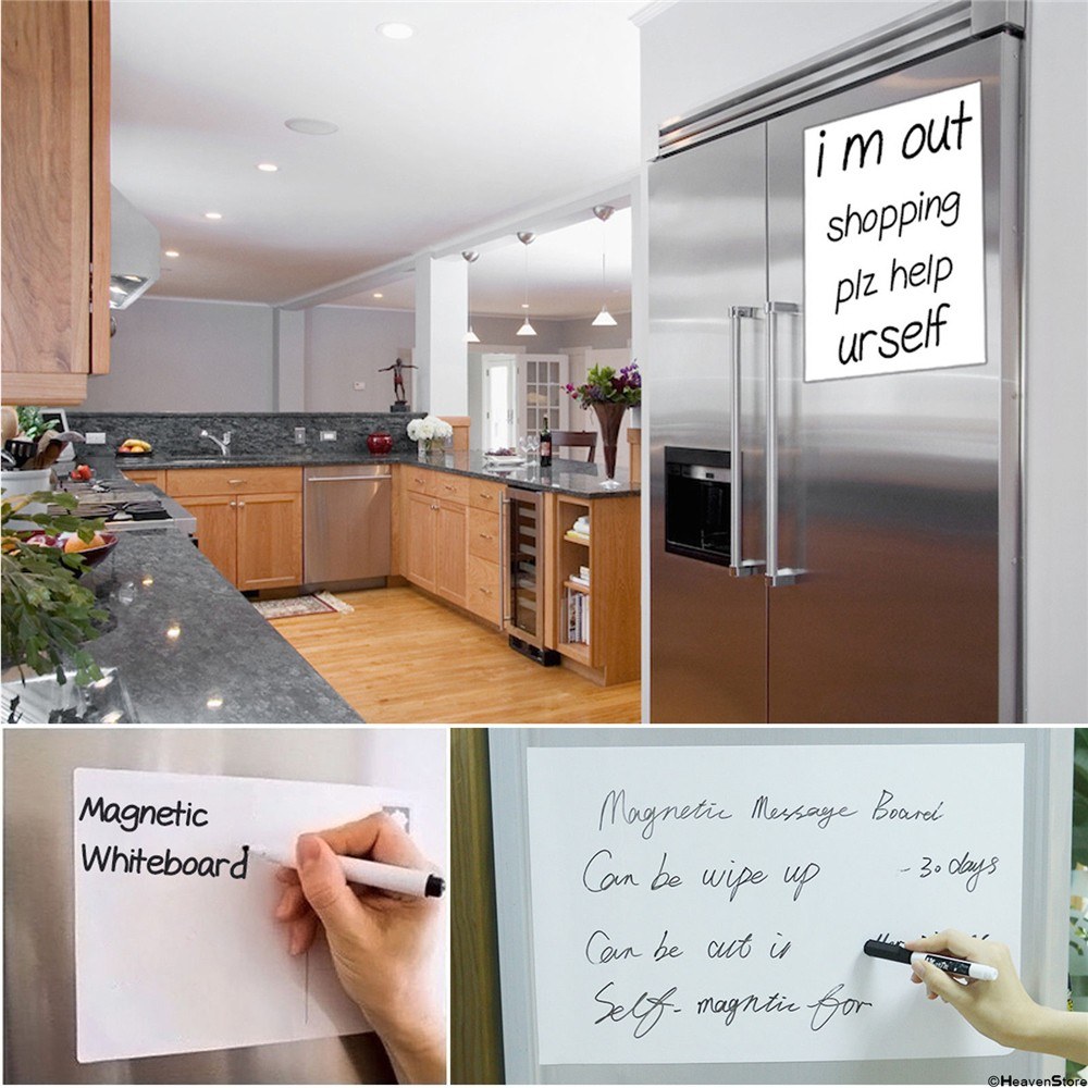 30 21cm soft magnetic dry erase whiteboard pet film message board