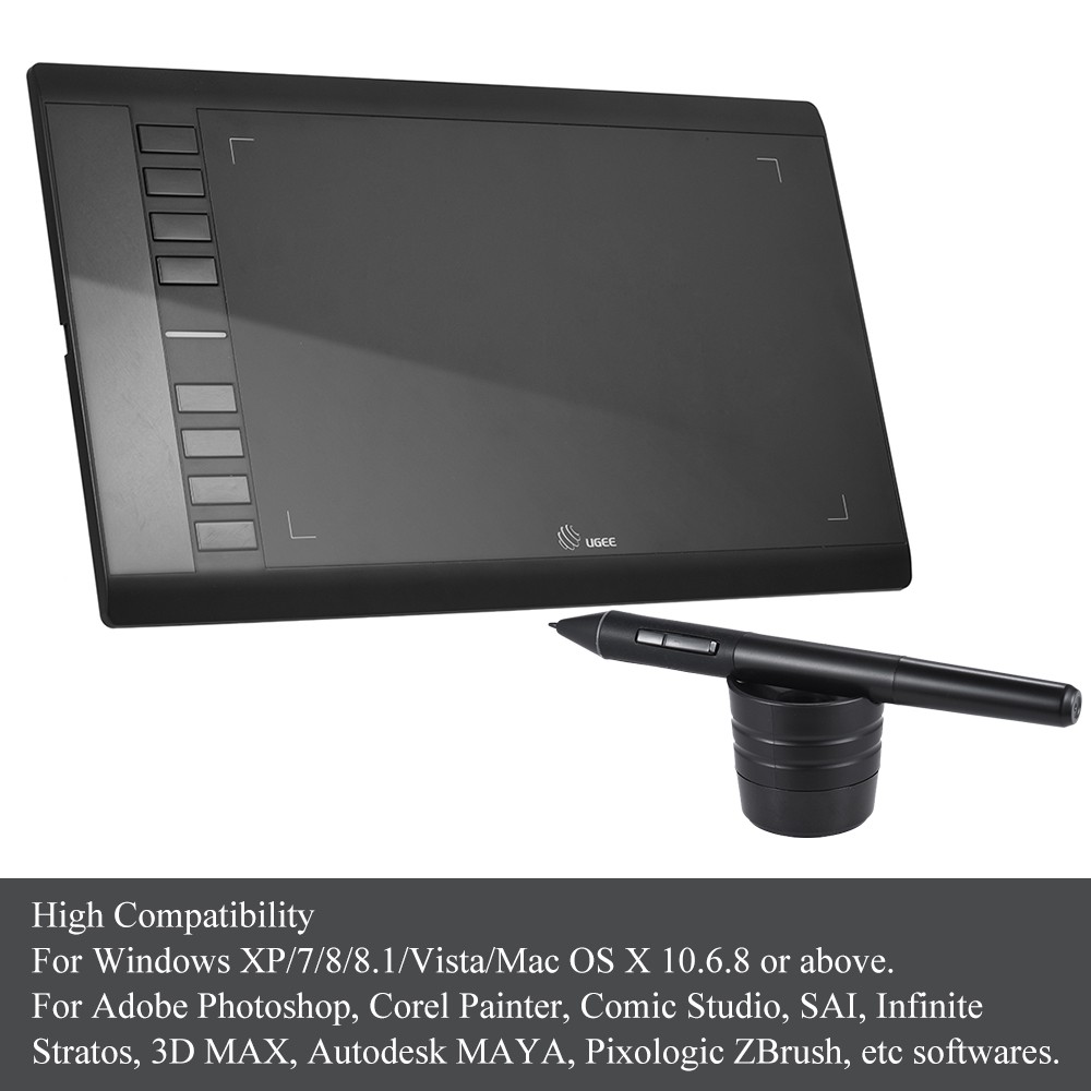 Ugee M708 Upgraded Graphics Drawing Tablet Board