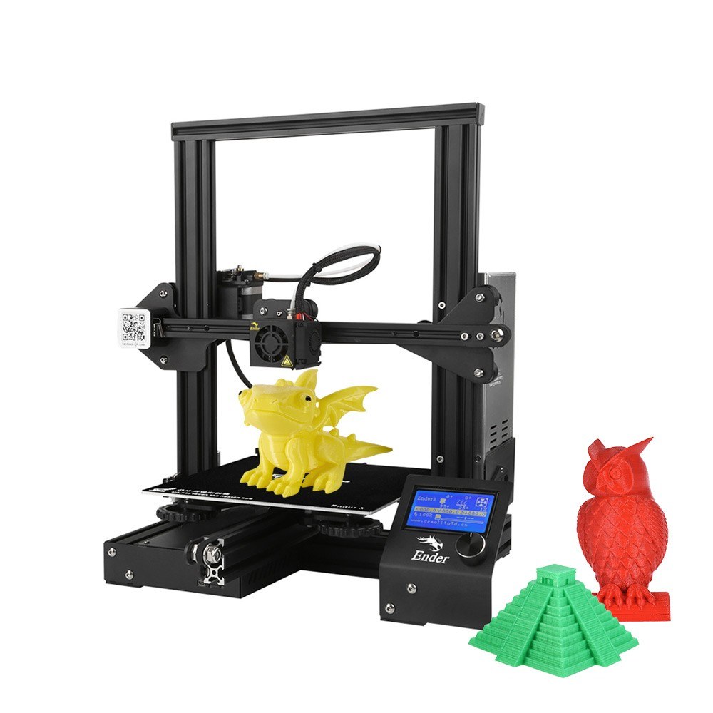 Creality 3D Ender-3 + 5m filamentu z EU za $169.99 / ~673zł