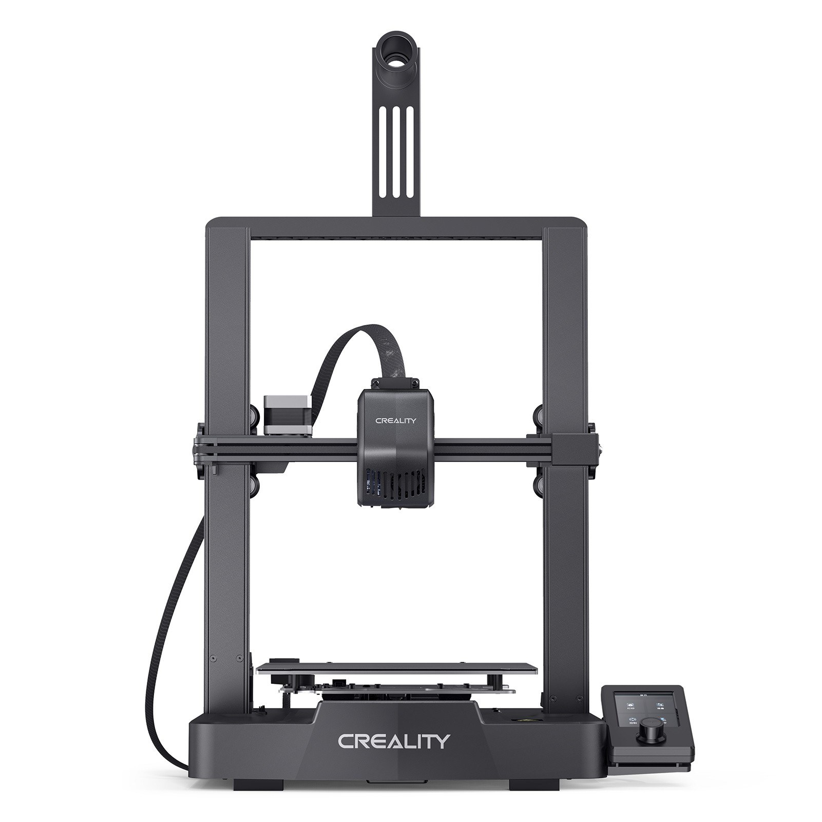 Creality Ender-3 V3 SE 3D Printer with CR Touch Auto Leveling 220*220*250mm Printing Size and Sprite Direct Extruder Stable Dual Z-axis Ensuring High Print Quality with 3.2in Color Knob Screen for 1.75mm Filaments PLA PETG TPU