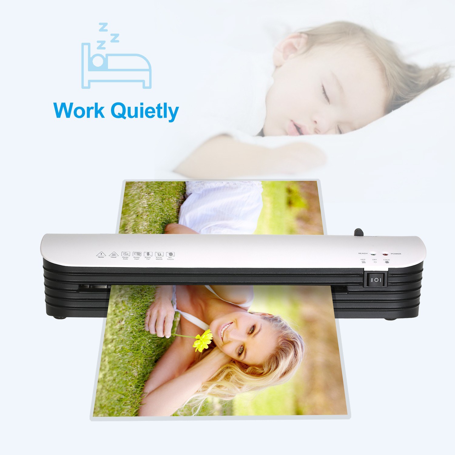 dodocool SL299 Laminator Machine Set A4 Size Hot and Cold Lamination 2