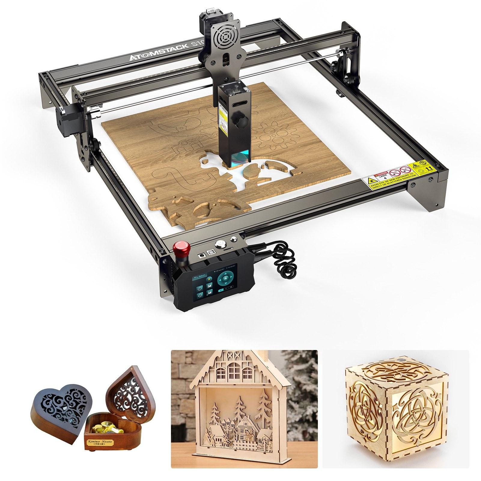 Cafago - Coupon code:TCS10PRO ATOMSTACK S10 Pro CNC Desktop DIY Laser Engraving Cutting Machine $437.47