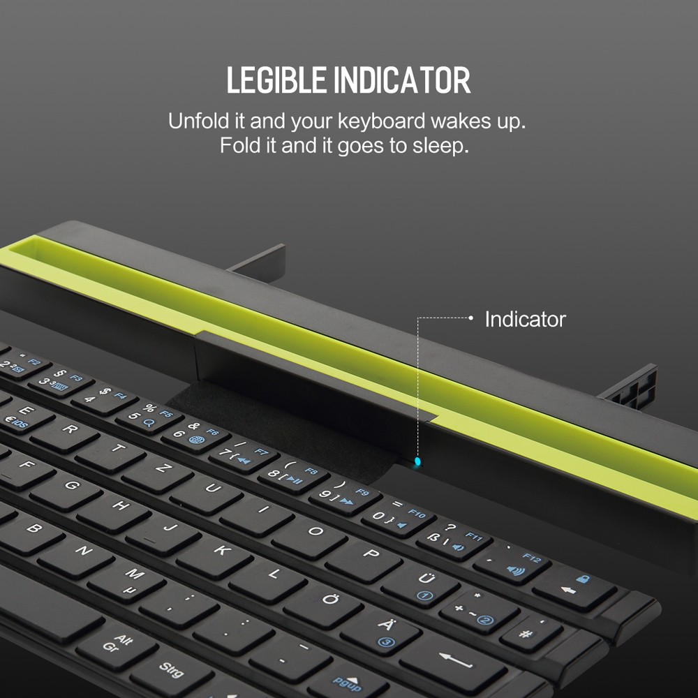 ROCK R4 Multifunction Wireless Rollable Bluetooth QWERTY Keyboard