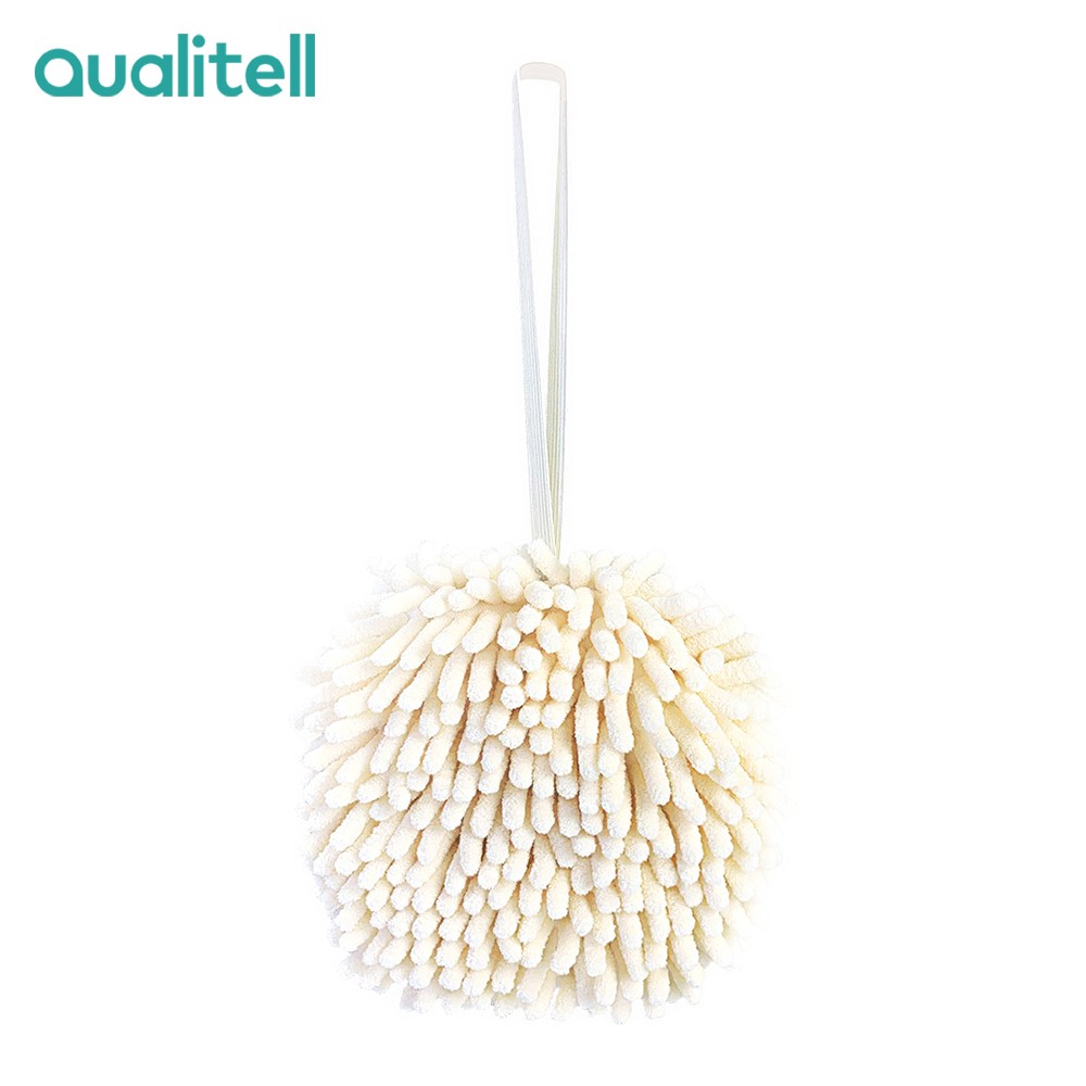 Buy Qualitell Soft Absorbent Chenille Hand Towels Ball Quick Dry/Super