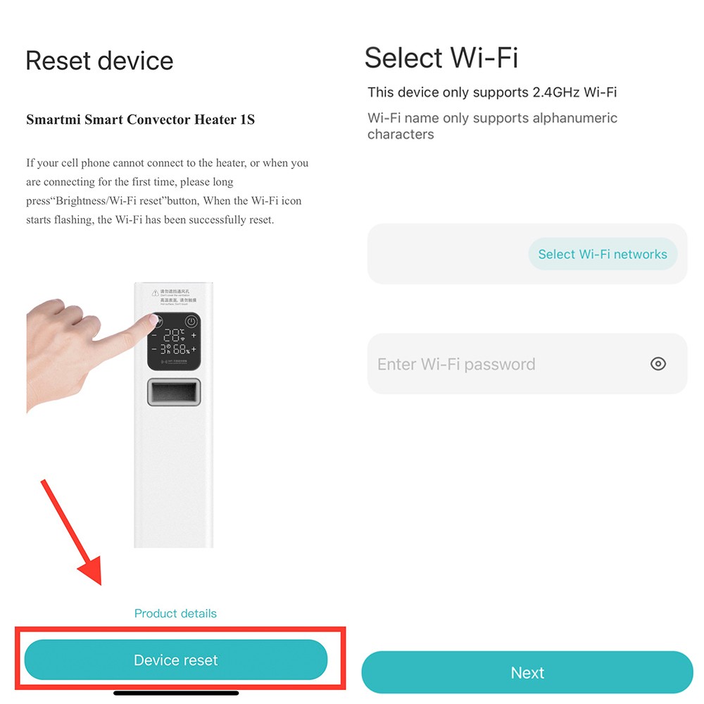 Smartmi Heater Electric Heater Smart EuropeanStyle Fast Heating Stove Smart Version 1S