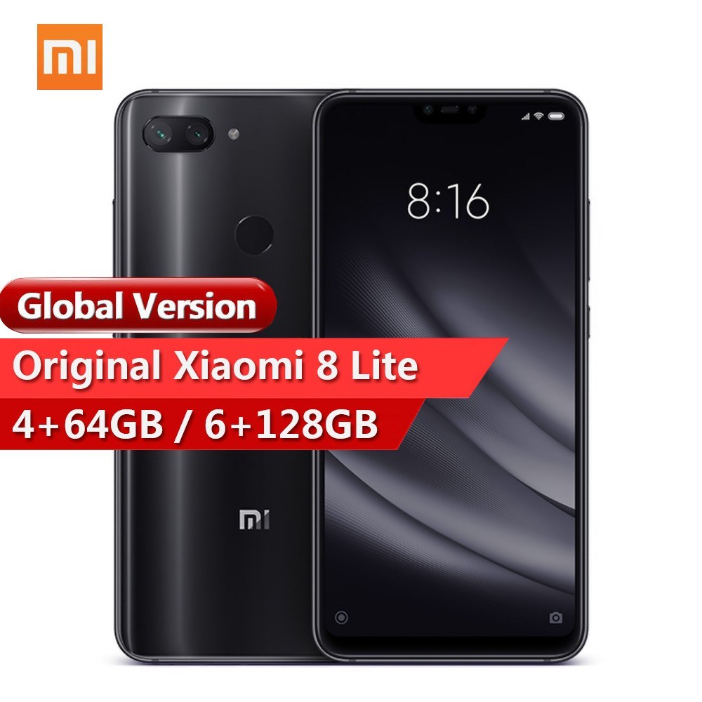 Global Version Xiaomi Mi 8 Lite Face ID Mobile Phone