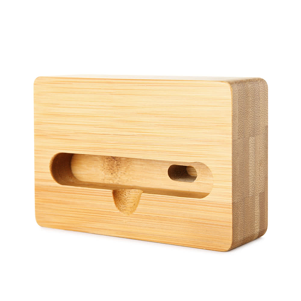 Multi Function Cell Phone Stand Holder Bamboo Wood Dock With Sound Multi Function Cell Phone Stand Holder Bamboo Wood Dock With Sound Amplifier Natural Stands Within 5 Inches For Iphone 7 6s Samsung S6 S7 S8 Smartphones