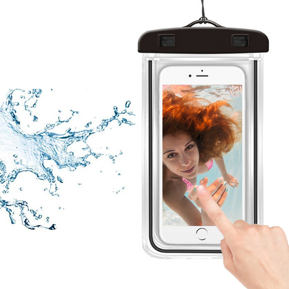 Universal Luminous Fluorescence PVC Waterprooof Smart Phone Bag for All Phones