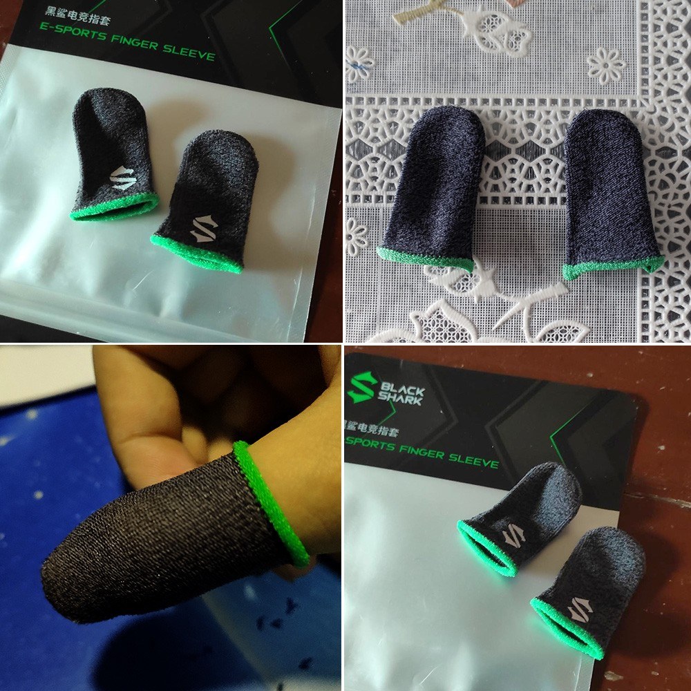 BLACK SHARK Gaming Finger Sleeve Touchscreen Finger Sleeve 0.25mm Ultra