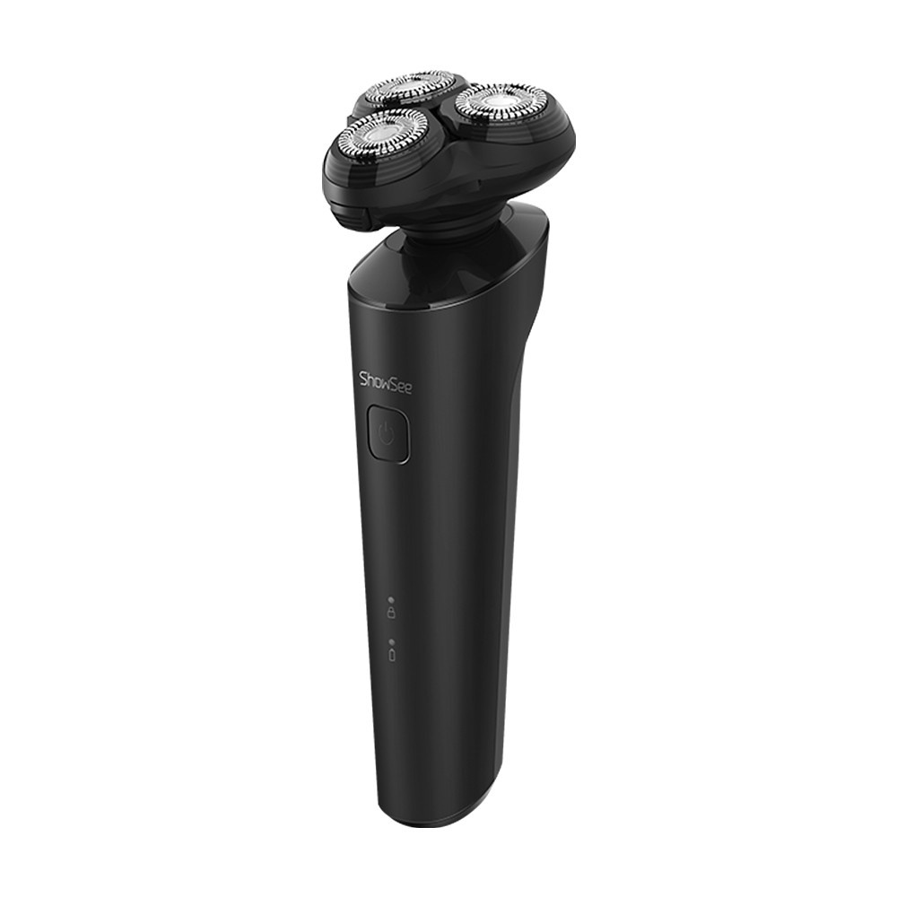 Showsee F303 Bk Men Electric Shaver Triple Floating Blades Wet And Dry Dual Use Showsee F303 Bk Men Electric Shaver Triple Floating Blades Wet And Dry Dual Use
