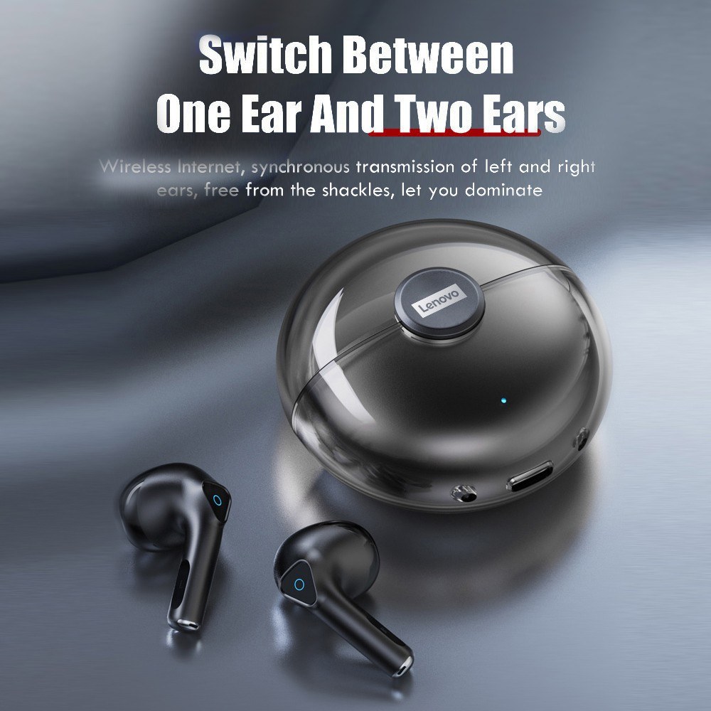 Original Lenovo LivePods LP80 BT 5.0 Headphones Waterproof True Wireless Stereo Earbuds - black