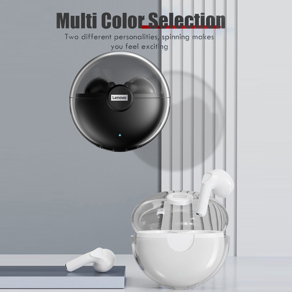 Original Lenovo LivePods LP80 BT 5.0 Headphones Waterproof True Wireless Stereo Earbuds - black