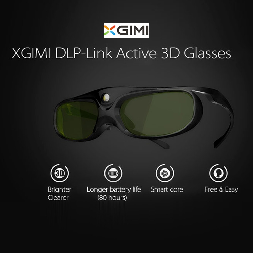 XGIMI DLP Link 3D Glasses Rechargeable 3D Active Shutter Glasses