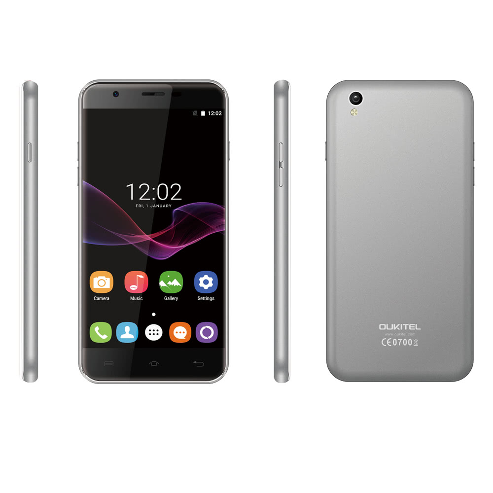 OUKITEL U7 Max Smartphone 3G WCDMA MTK6580A Quad Core 1.0GHz 2.5D 5.5 ...
