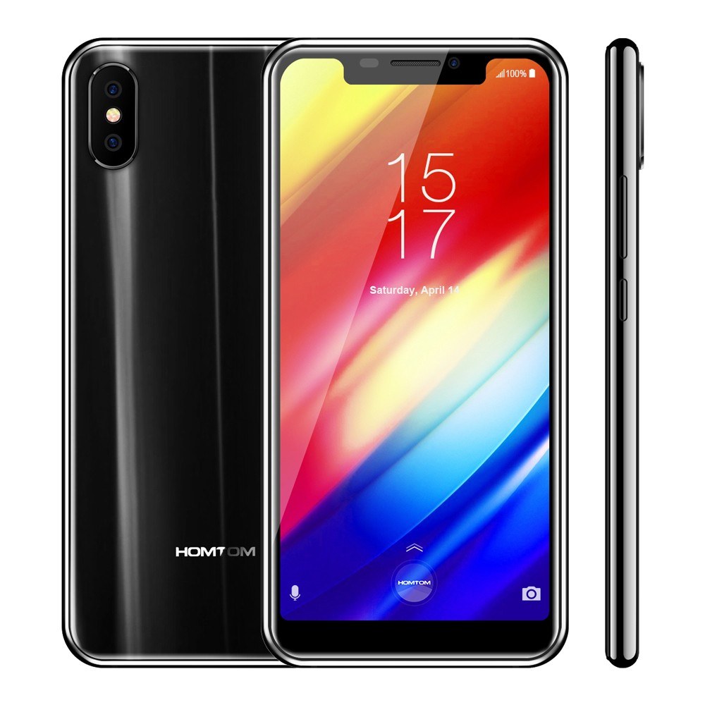 HOMTOM H10 4G Mobile Phone 4GB+64GB EU Plug (black)