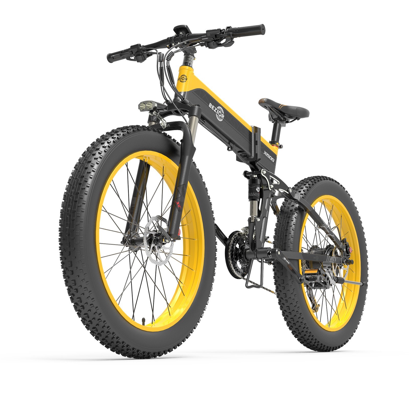 Cafago - 52% OFF BEZIOR X1500 26” Wheel Foldable Electric Moped Bicycle Portable E-Bike for Adults,free shipping+$1656.13