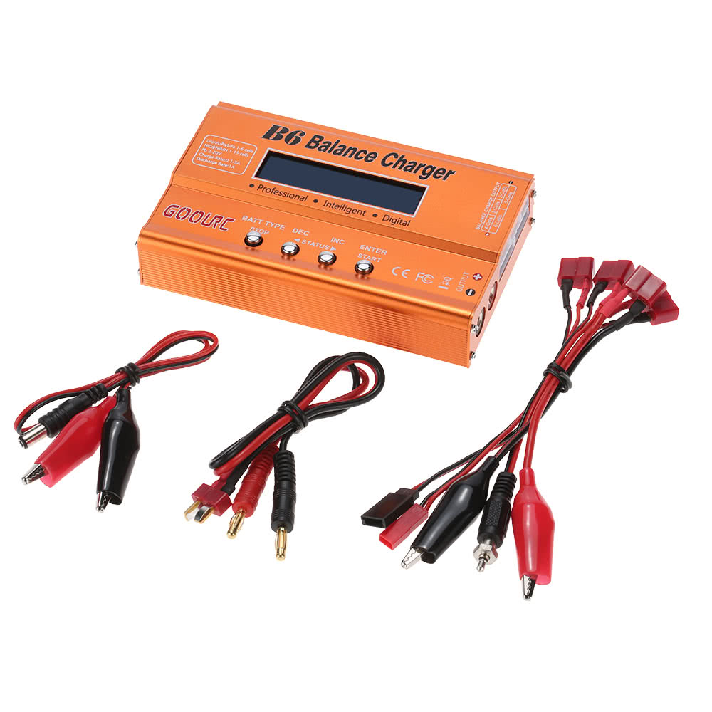 GoolRC B6 Mini Multi-functional Balance Charger for LiPo/Lilon/LiFe/NiCd/NiMh/Pb