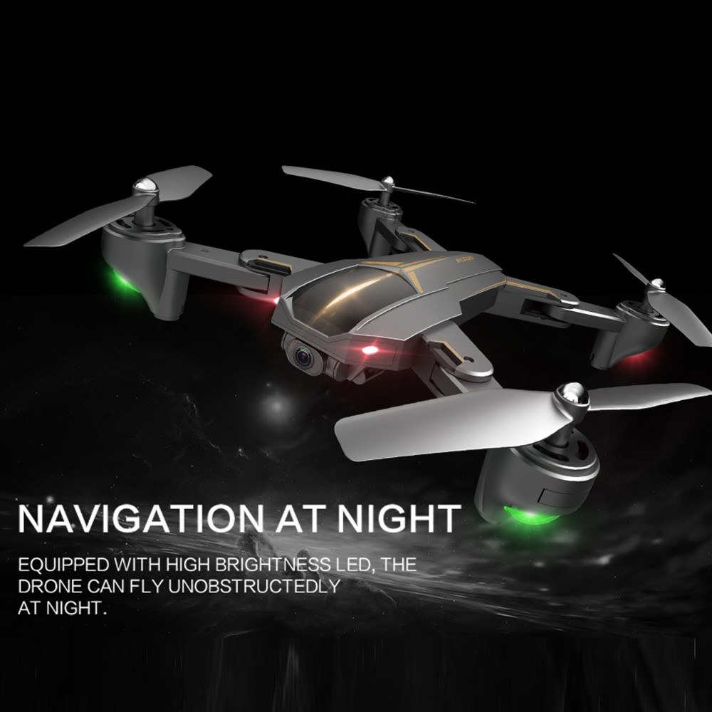 VISUO XS812 2.4G Wifi FPV GPS 4K Camera Drone Folding Headless Mode Follow Gesture Shooting One Key Return Drone for Adults