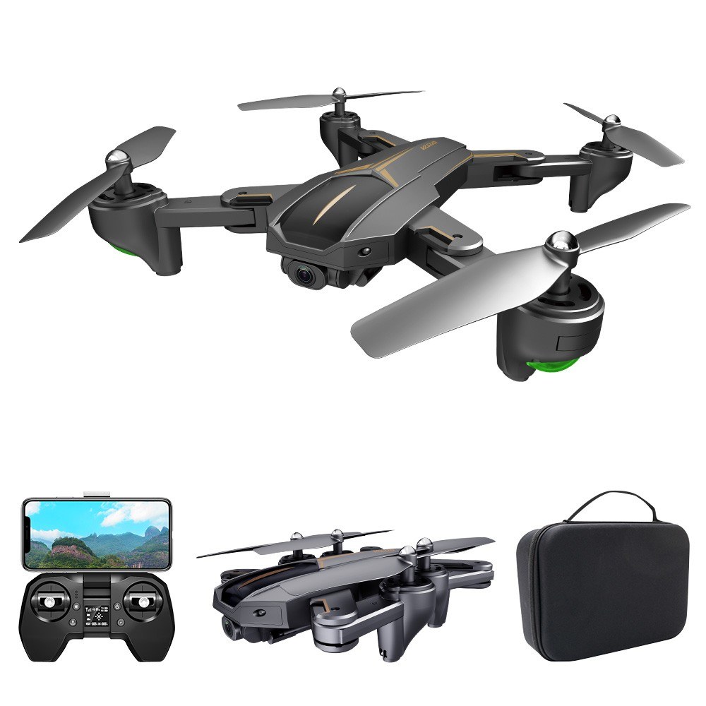 VISUO XS812 2.4G Wifi FPV GPS 4K Camera Drone Folding Headless Mode Follow Gesture Shooting One Key Return Drone for Adults