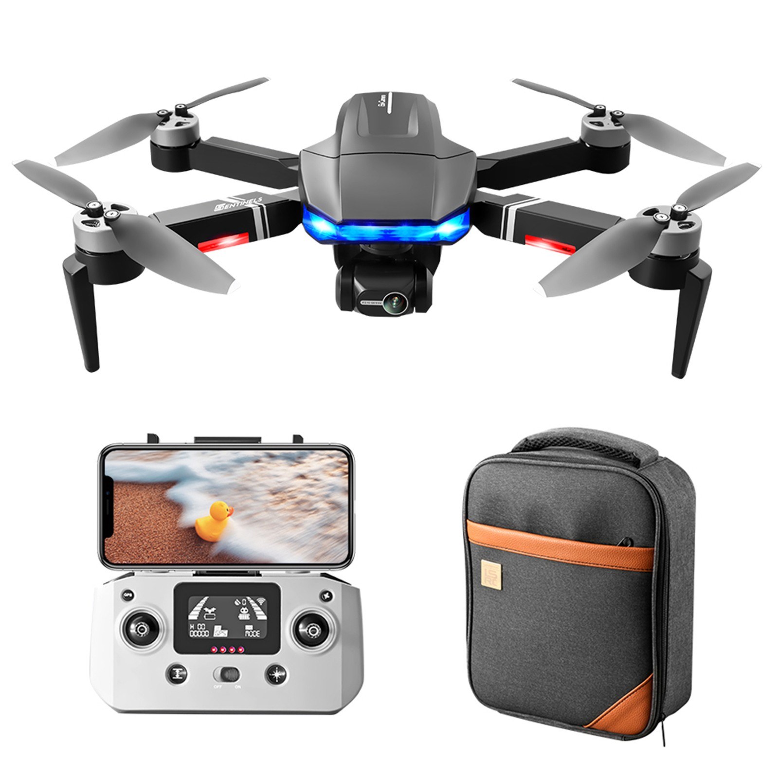 LSRC S7S GPS 5G Wifi FPV 4K RC Kamera Drone 3achse Gimbal Bürstenlosen