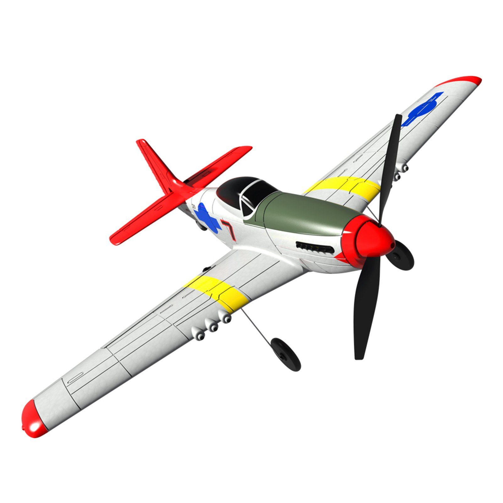 RC Airplane 2.4GHz 4CH RC Plane 6-axis Gyro Gliding Aircraft Flight Toys for Adults Kids Boys One-Key U Turn 3 Flight Modes 3 Battery
