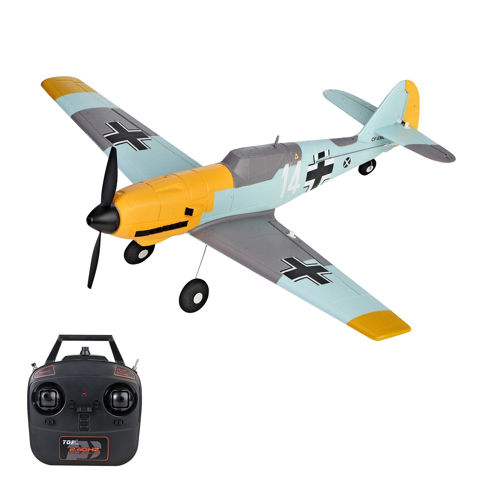 tomtop.com - 55% OFF 2.4GHz RC Plane 6-axis Gyro Gliding Aircraft, $99.99 (Inclusive of VAT)