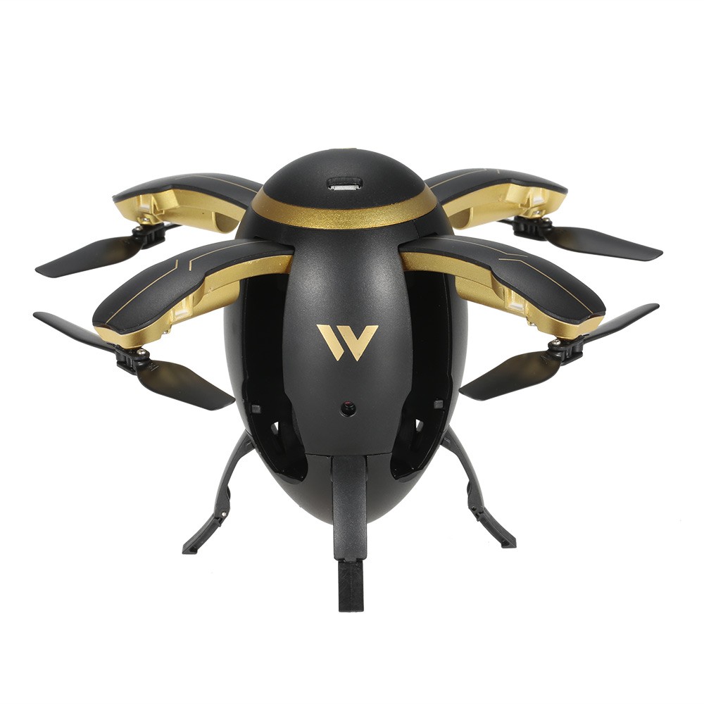 Attop W5 Flying Egg Drone WIFI FPV Plegable RC Quadcopter con cámara de