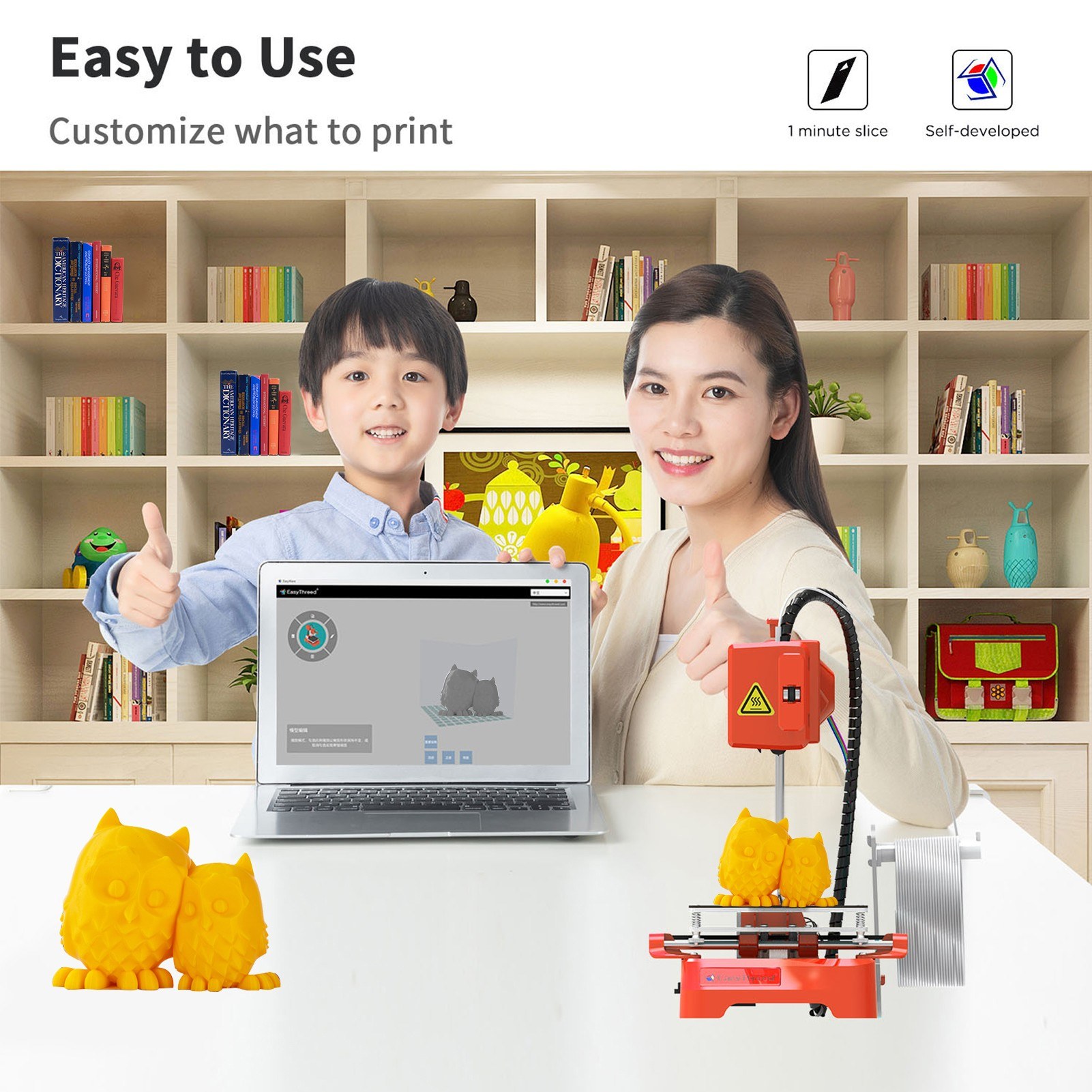 EasyThreed K7 3D Printer for Kids