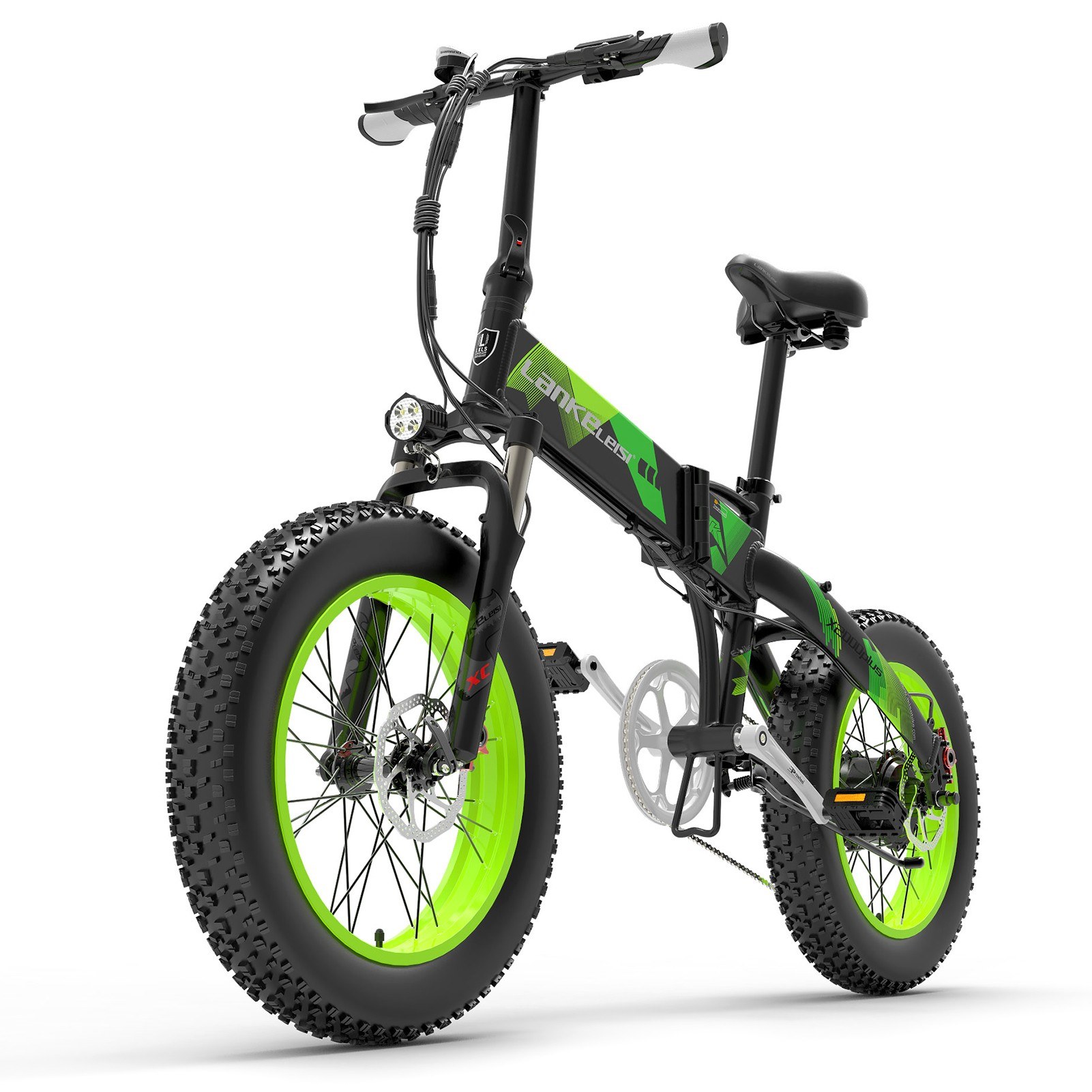 Cafago - Coupon:CYX2000 Lankeleisi X2000PLUS Electric Bike 48V 1000W,free shipping+$1679.99