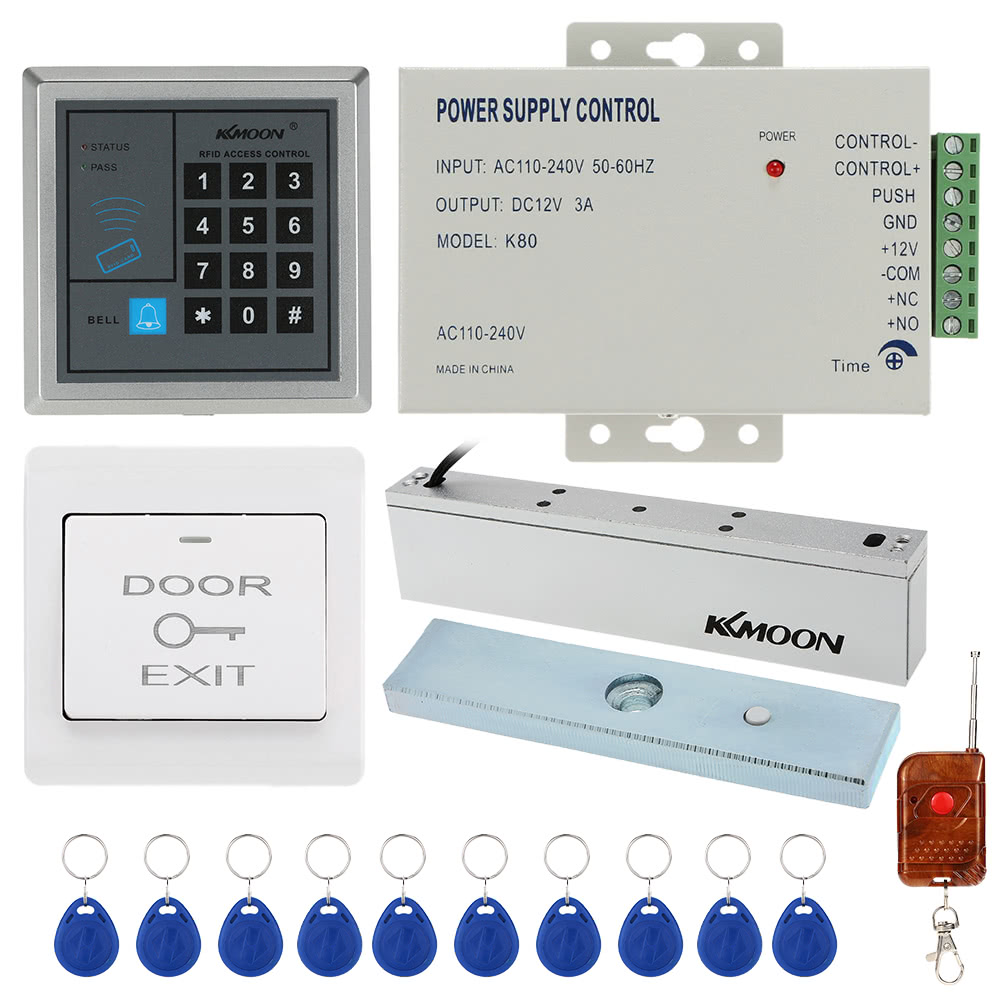 KKmoon® DC12V 125KHz Door Entry Access Control System