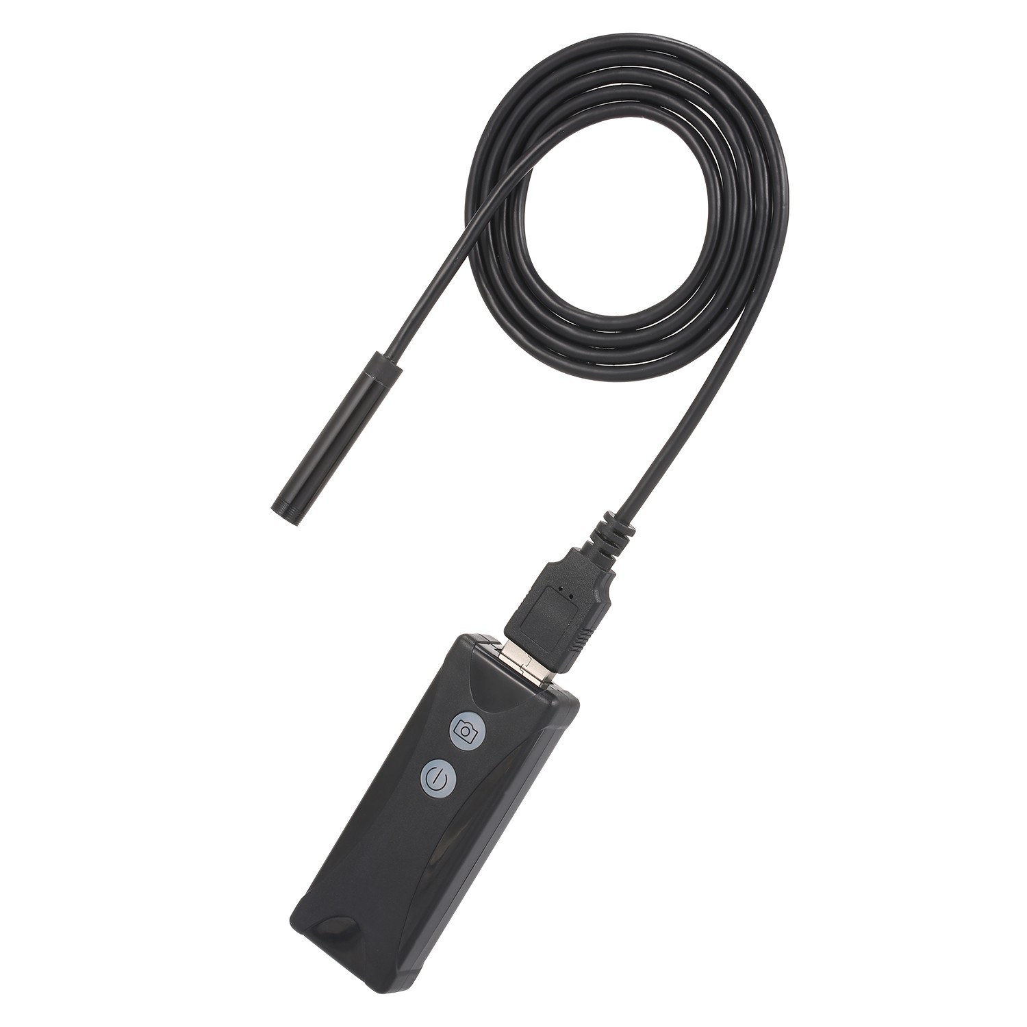 Wireless Endoscope Camera WiFi Borescope Inspection 7mm 2.0MP HD