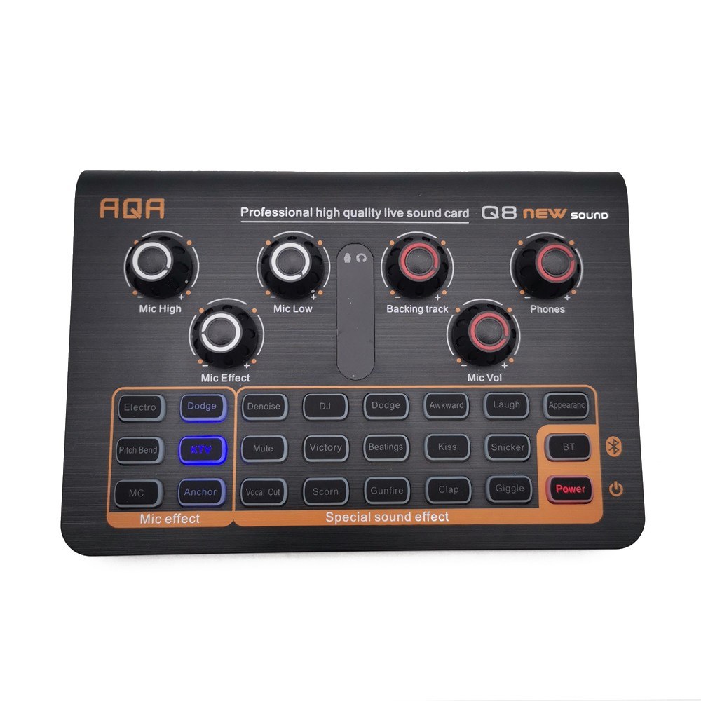 tomtop.com - 37% OFF Q8 Microphone External BT Sound Card, Limited Offers $36.99