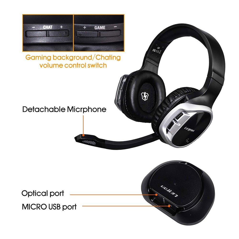 LETTON L11 Stereo Gaming Headset Compatible with PS4 PS3 PC Laptop Over